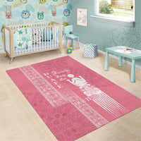 Personalized Adinkra Akan Culture Area Rug Women's Day Duafe Symbol