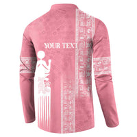 Personalized Adinkra Akan Culture Button Sweatshirt Women's Day Duafe Symbol