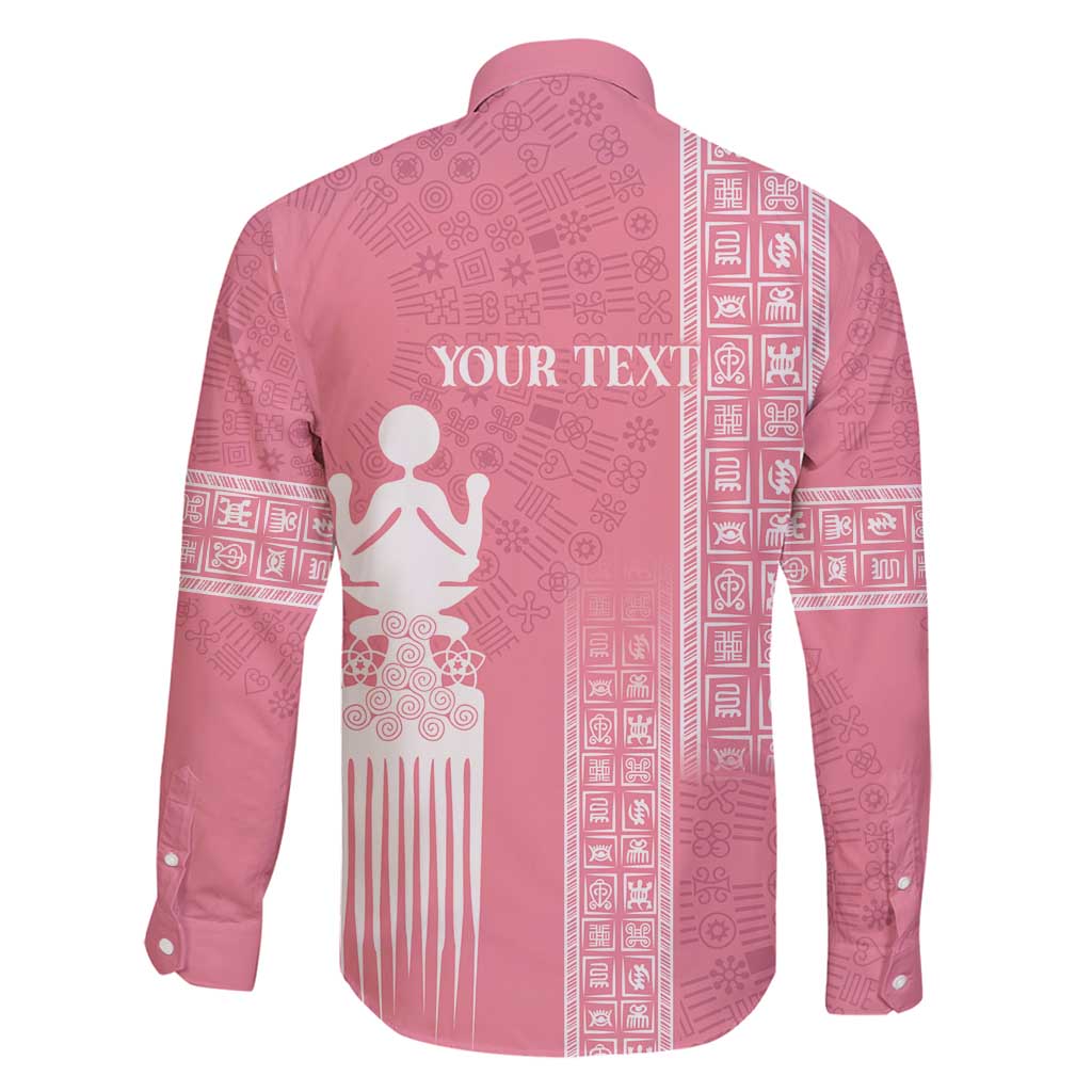 Personalized Adinkra Akan Culture Family Matching Long Sleeve Bodycon Dress and Hawaiian Shirt Women's Day Duafe Symbol