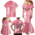 Personalized Adinkra Akan Culture Family Matching Mermaid Dress and Hawaiian Shirt Women's Day Duafe Symbol