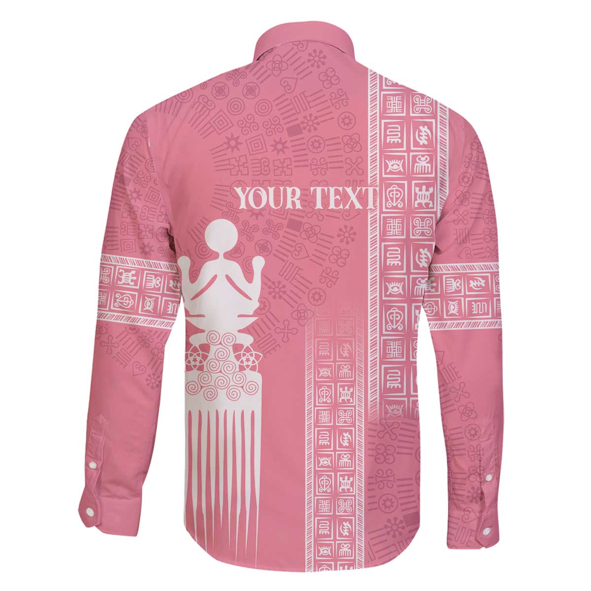 Personalized Adinkra Akan Culture Family Matching Off The Shoulder Long Sleeve Dress and Hawaiian Shirt Women's Day Duafe Symbol