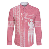 Personalized Adinkra Akan Culture Family Matching Puletasi and Hawaiian Shirt Women's Day Duafe Symbol