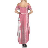 Personalized Adinkra Akan Culture Family Matching Summer Maxi Dress and Hawaiian Shirt Women's Day Duafe Symbol