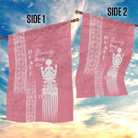 Personalized Adinkra Akan Culture Garden Flag Women's Day Duafe Symbol