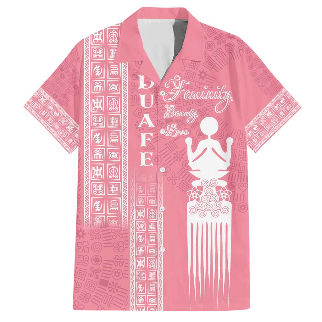 Personalized Adinkra Akan Culture Hawaiian Shirt Women's Day Duafe Symbol