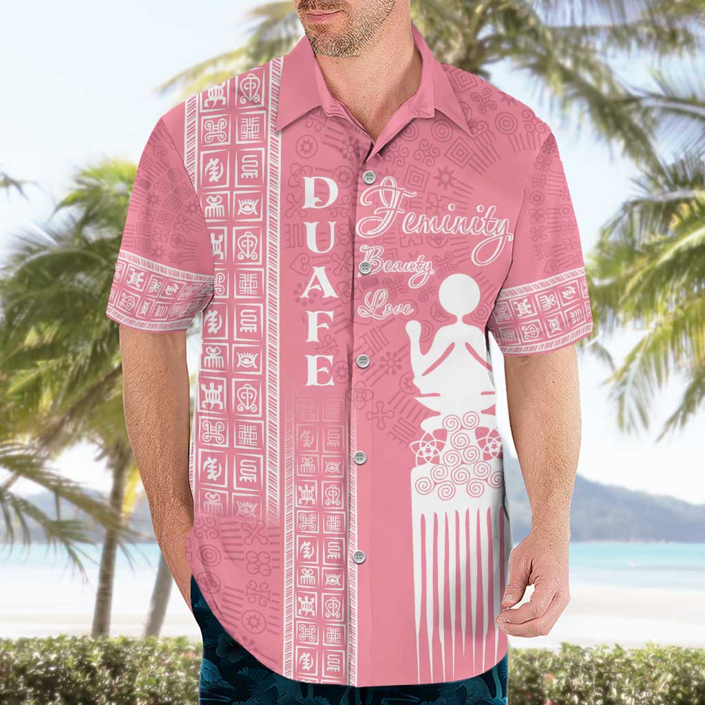 Personalized Adinkra Akan Culture Hawaiian Shirt Women's Day Duafe Symbol