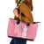Personalized Adinkra Akan Culture Leather Tote Bag Women's Day Duafe Symbol