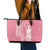 Personalized Adinkra Akan Culture Leather Tote Bag Women's Day Duafe Symbol