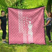 Personalized Adinkra Akan Culture Quilt Women's Day Duafe Symbol