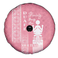 Personalized Adinkra Akan Culture Spare Tire Cover Women's Day Duafe Symbol