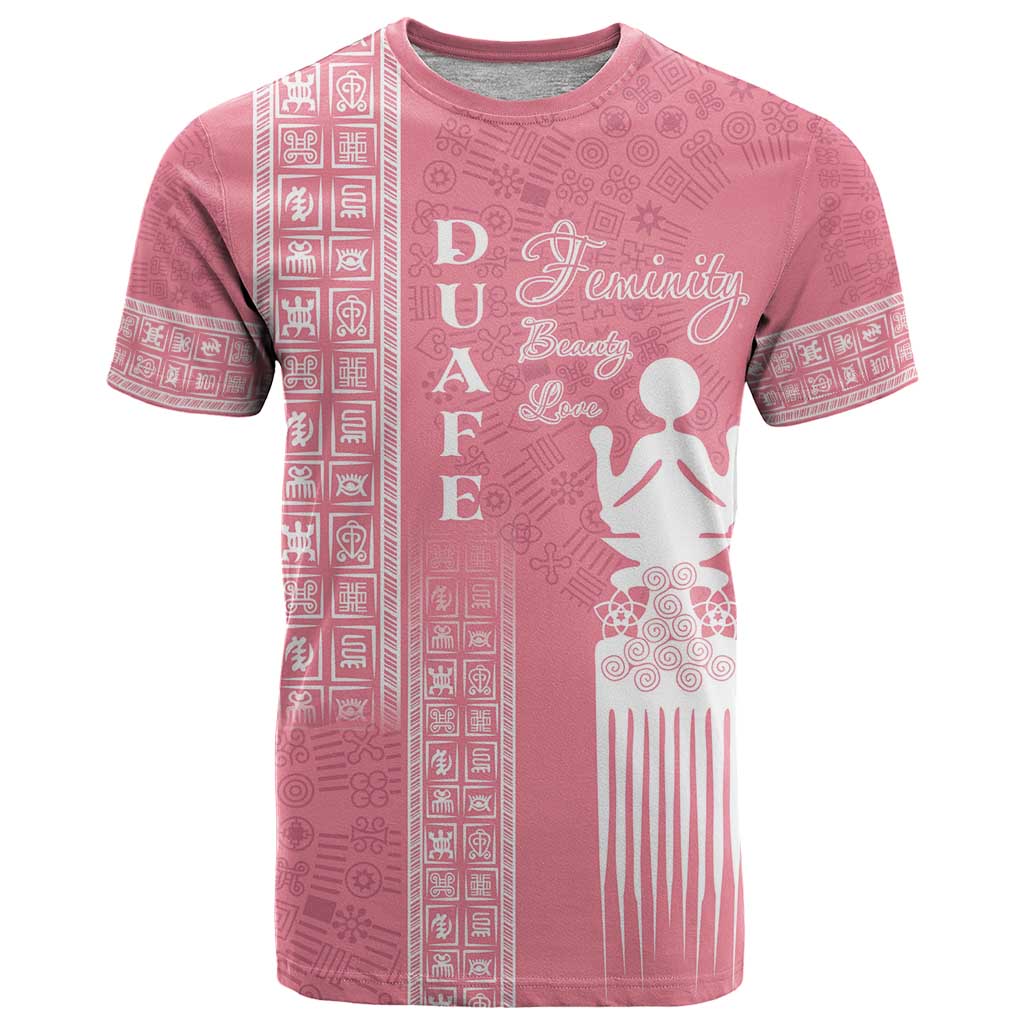 Personalized Adinkra Akan Culture T Shirt Women's Day Duafe Symbol