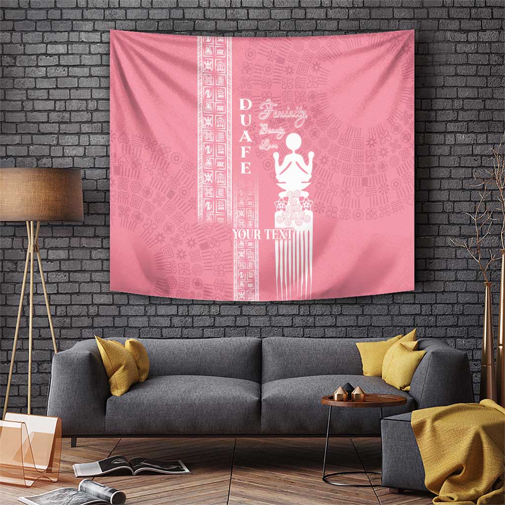 Personalized Adinkra Akan Culture Tapestry Women's Day Duafe Symbol