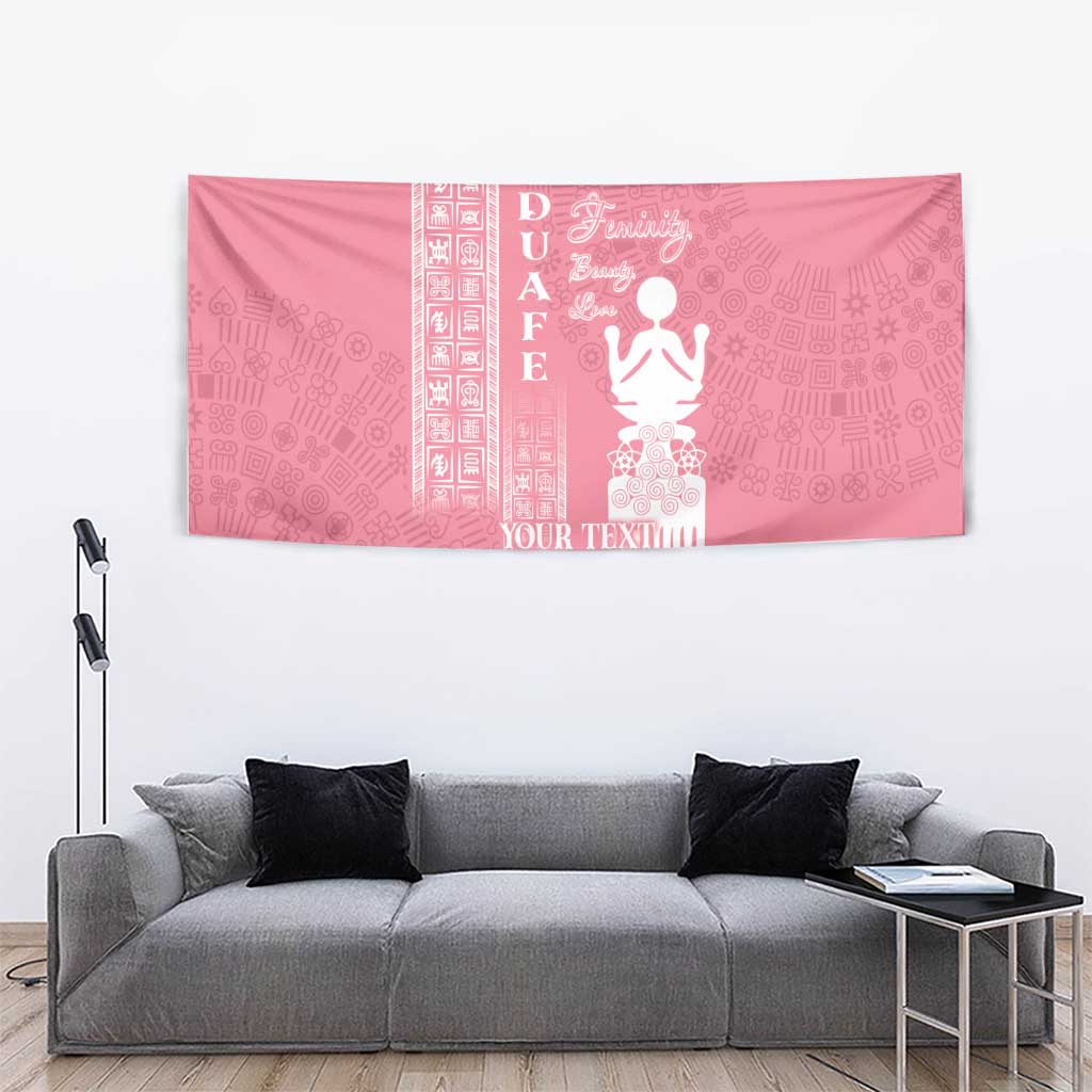 Personalized Adinkra Akan Culture Tapestry Women's Day Duafe Symbol