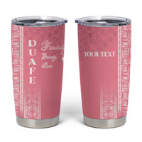 Personalized Adinkra Akan Culture Tumbler Cup Women's Day Duafe Symbol