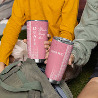 Personalized Adinkra Akan Culture Tumbler Cup Women's Day Duafe Symbol