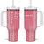 Personalized Adinkra Akan Culture Tumbler With Handle Women's Day Duafe Symbol