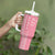 Personalized Adinkra Akan Culture Tumbler With Handle Women's Day Duafe Symbol