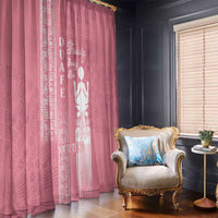 Personalized Adinkra Akan Culture Window Curtain Women's Day Duafe Symbol