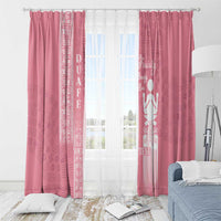 Personalized Adinkra Akan Culture Window Curtain Women's Day Duafe Symbol