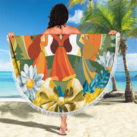 Sverige Glad Midsommar Beach Blanket Majstang Dancing