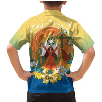 Sverige Glad Midsommar Family Matching Mermaid Dress and Hawaiian Shirt Majstang Dancing