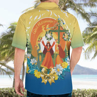 Sverige Glad Midsommar Hawaiian Shirt Majstang Dancing