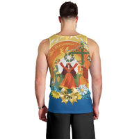 Sverige Glad Midsommar Men Tank Top Majstang Dancing
