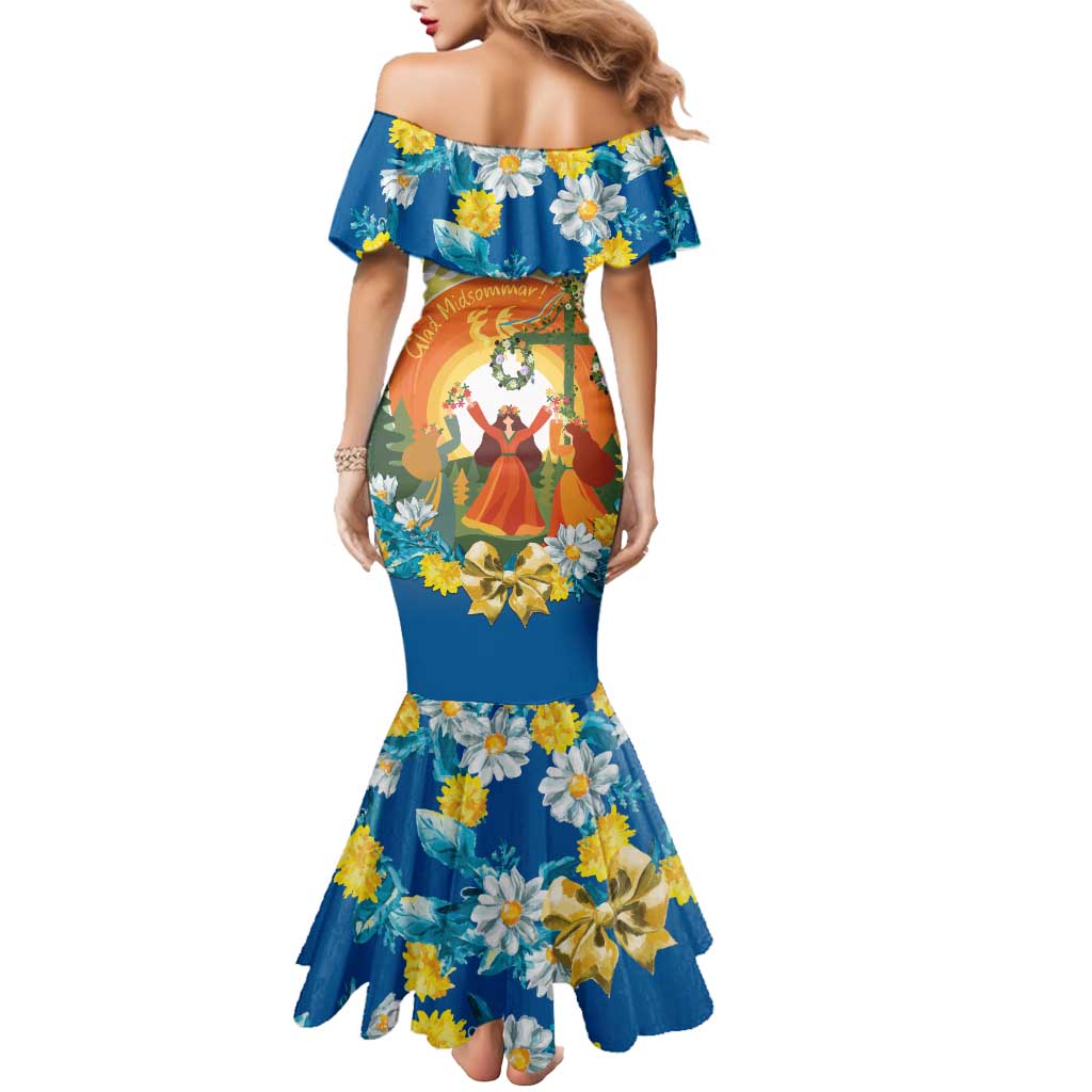 Sverige Glad Midsommar Mermaid Dress Majstang Dancing