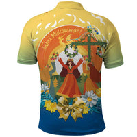 Sverige Glad Midsommar Polo Shirt Majstang Dancing