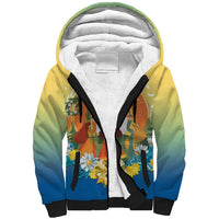 Sverige Glad Midsommar Sherpa Hoodie Majstang Dancing