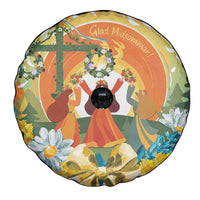 Sverige Glad Midsommar Spare Tire Cover Majstang Dancing