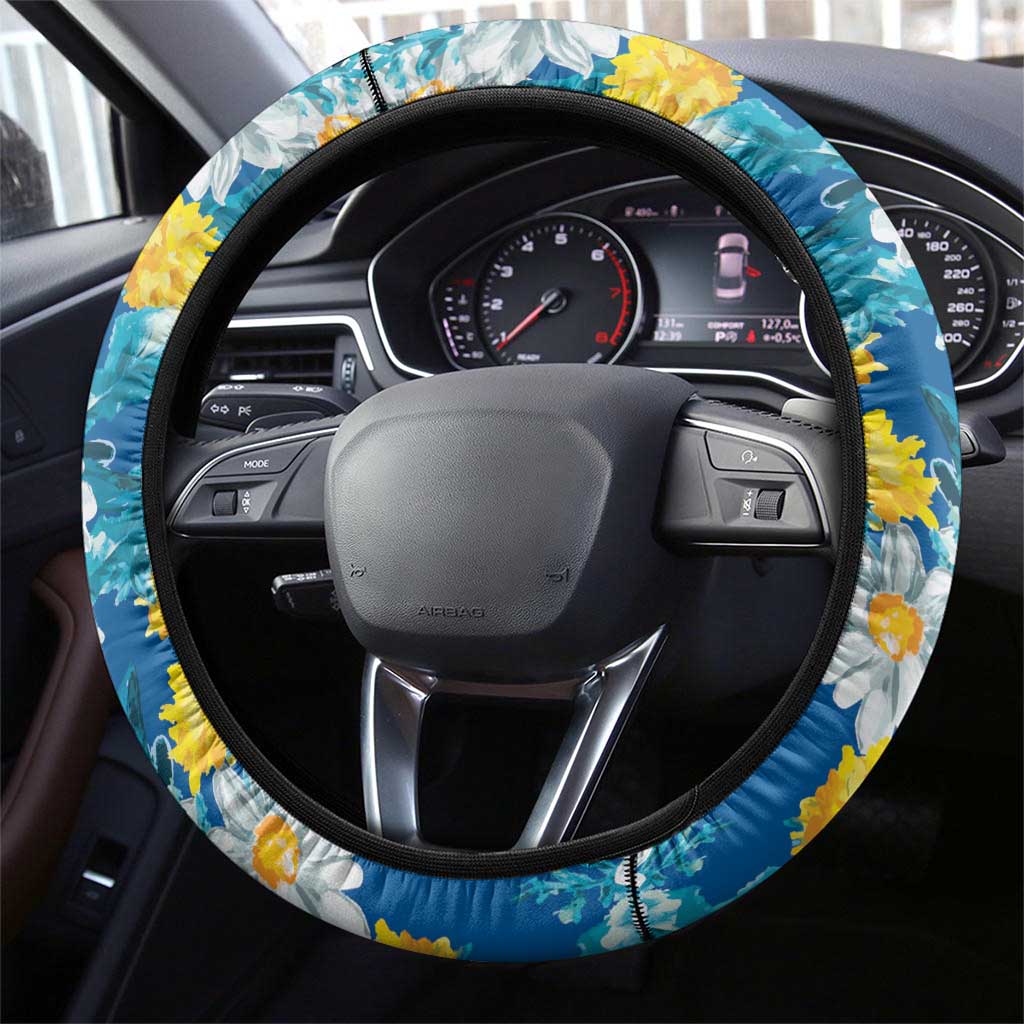 Sverige Glad Midsommar Steering Wheel Cover Majstang Dancing