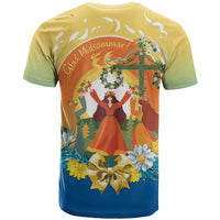 Sverige Glad Midsommar T Shirt Majstang Dancing