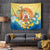 Sverige Glad Midsommar Tapestry Majstang Dancing