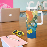 Sverige Glad Midsommar Tumbler With Handle Majstang Dancing