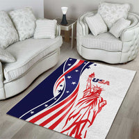 Fourth Of July USA Area Rug American Dream - Statue Of Liberty