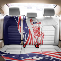 Fourth Of July USA Back Car Seat Cover American Dream - Statue Of Liberty