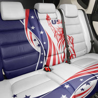 Fourth Of July USA Back Car Seat Cover American Dream - Statue Of Liberty