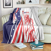 Fourth Of July USA Blanket American Dream - Statue Of Liberty