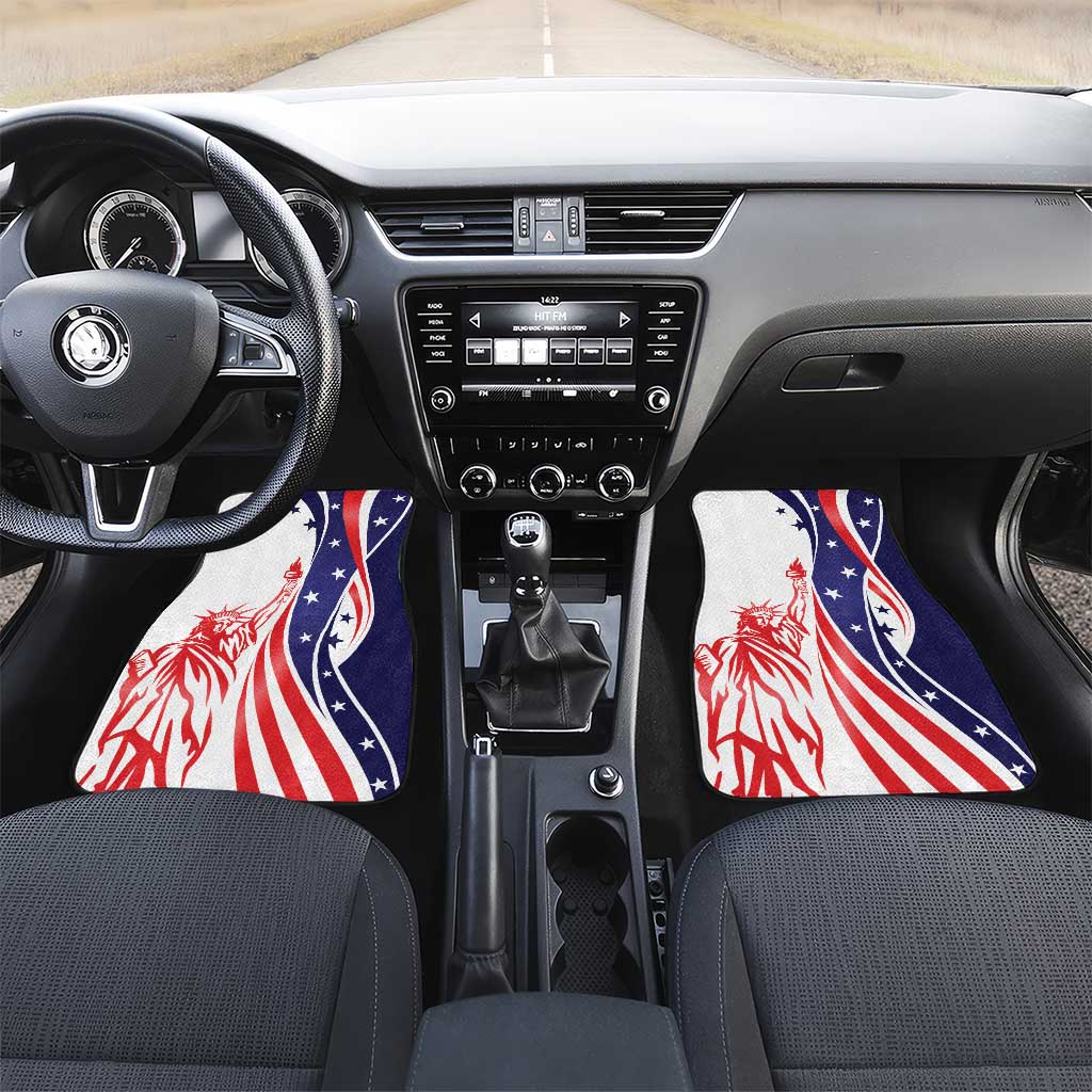 Fourth Of July USA Car Mats American Dream - Statue Of Liberty