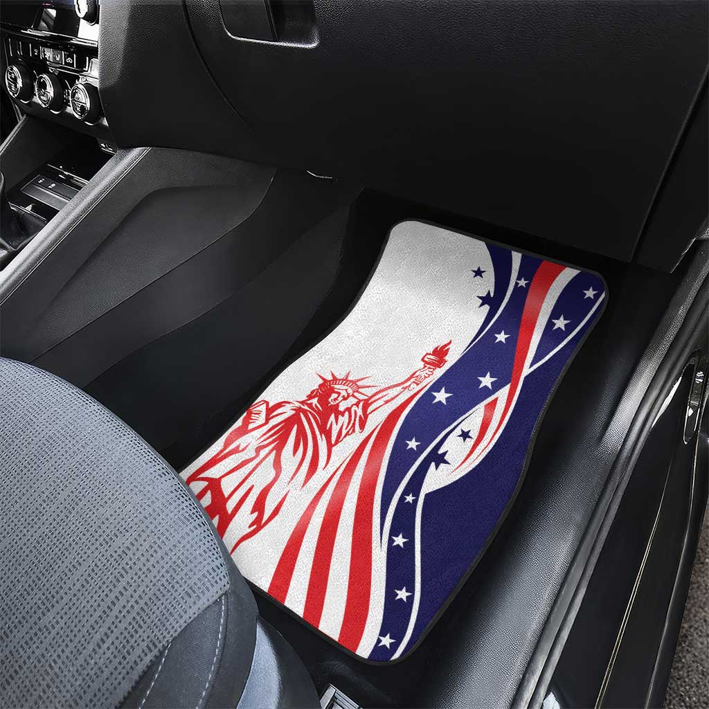 Fourth Of July USA Car Mats American Dream - Statue Of Liberty