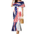 Fourth Of July USA Family Matching Mermaid Dress and Hawaiian Shirt American Dream - Statue Of Liberty