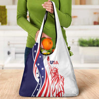 Fourth Of July USA Grocery Bag American Dream - Statue Of Liberty