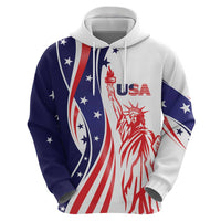Fourth Of July USA Hoodie American Dream - Statue Of Liberty