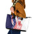 Fourth Of July USA Leather Tote Bag American Dream - Statue Of Liberty