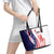 Fourth Of July USA Leather Tote Bag American Dream - Statue Of Liberty
