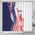 Fourth Of July USA Shower Curtain American Dream - Statue Of Liberty