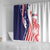 Fourth Of July USA Shower Curtain American Dream - Statue Of Liberty