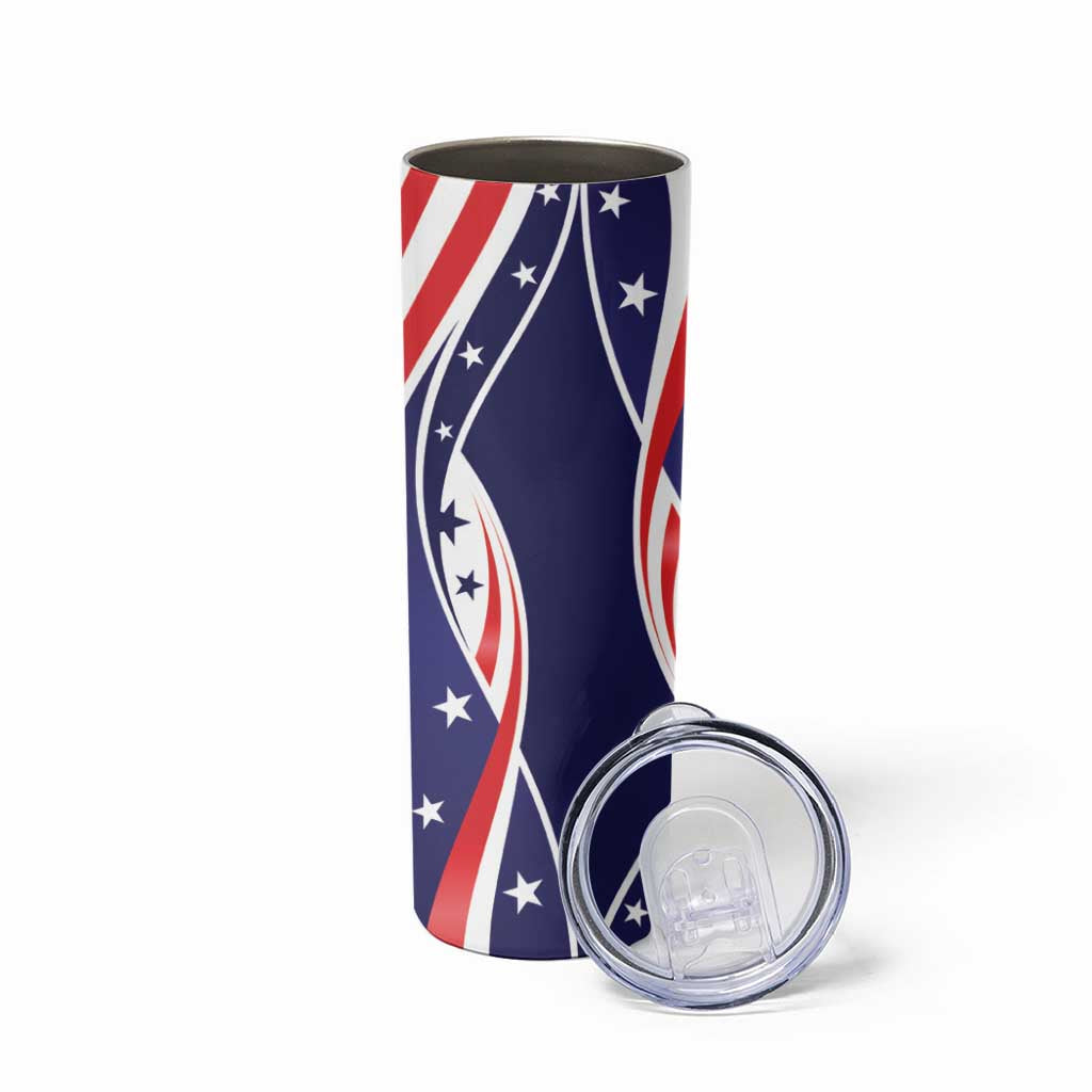 Fourth Of July USA Skinny Tumbler American Dream - Statue Of Liberty
