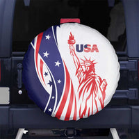 Fourth Of July USA Spare Tire Cover American Dream - Statue Of Liberty